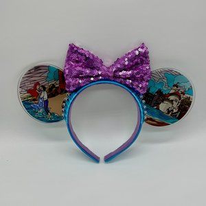 Enchanting Little Mermaid Faux Stained Glass Ears